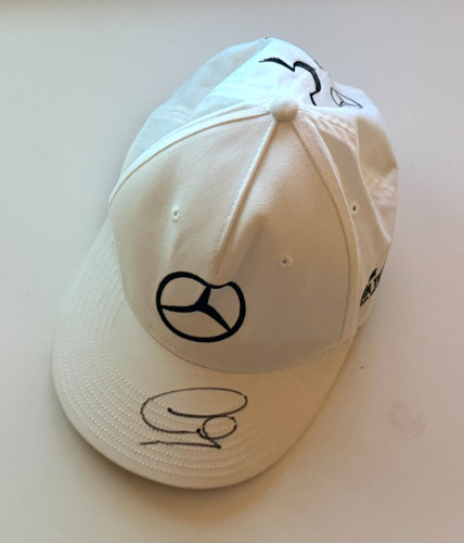 Lewis hamilton signed mercedes - signed,