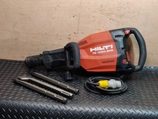 HILTI TE1000 AVR Hi Drive Concrete Breaker Demolition Hammer  110v + New Chisels