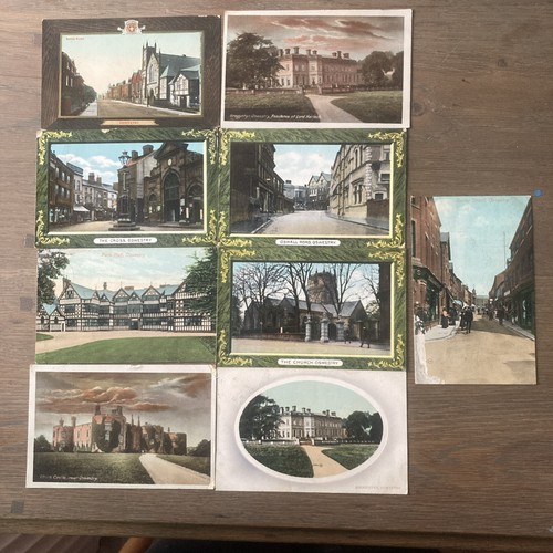 Postcard oswestry market inn - postcard,