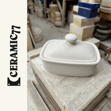 Ceramic Butter Dish *SLIP CAST