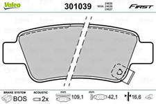 Rear Disc Brake Pad Set VALEO