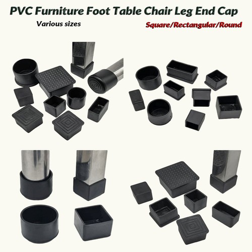 Rubber chair ferrules - rubber,