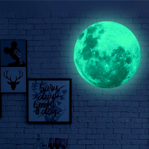 Wall decal moon full moon