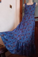 VTG 70s Tiered Maxi Dress Size