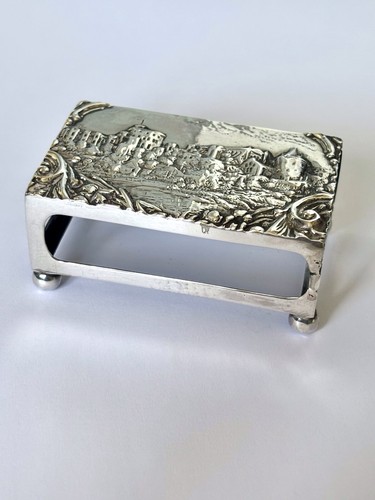 Edwardian silver castle top - edwardian,