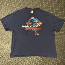 Harley Davidson Marvel Captain America T-Shirt Size 3XL Pensacola Florida