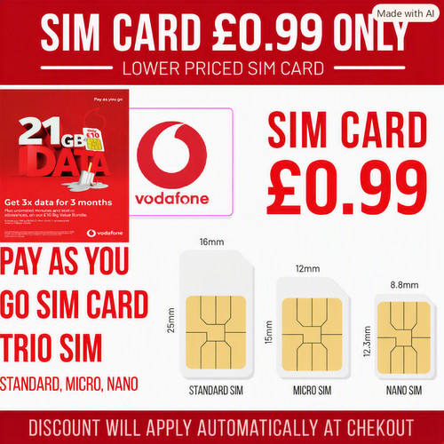 Vodafone sim card pay you - pay, as