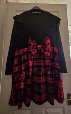 SHEIN Curve Red Tartan Check