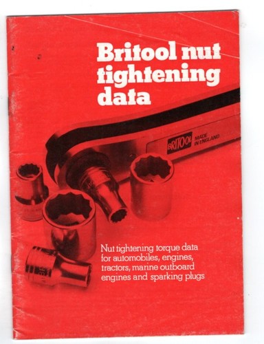 Britool nut tightening torque