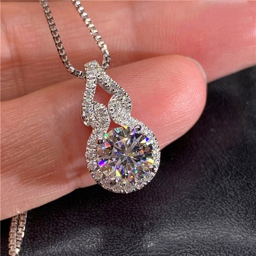 Elegant moissanite pendant - elegant,