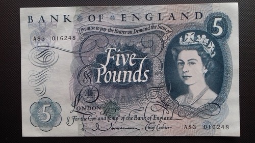 Old five pound - old,
