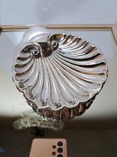Antique Silver Shell Dish