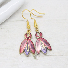 Vintage 1980s Fuchsia Flower