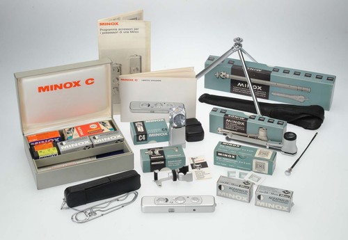 Minox microcamera with many - minox, c