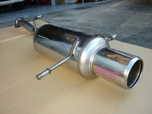 Sti genome exhaust muffler - exhaust,