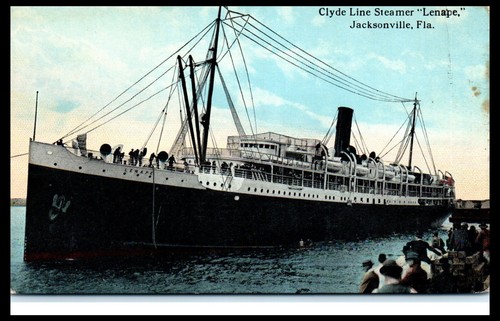 1910s clyde line steamer - 1910s,