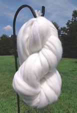 Bright White Wool Roving