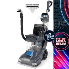 VAX CDCW-SSXS SpinScrub Power Upright Carpet Cleaner Washer Grey & Tiger Blue