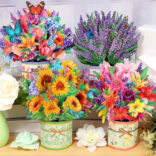 4pack paper flower pop - paper,