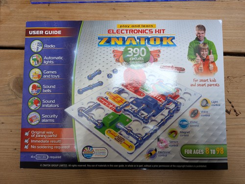 Electronics kit 390 circuits - electronics,