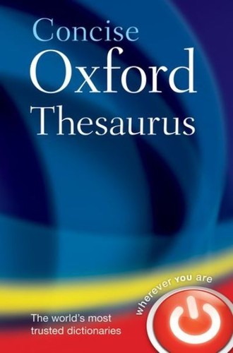 Concise oxford thesaurus - concise,