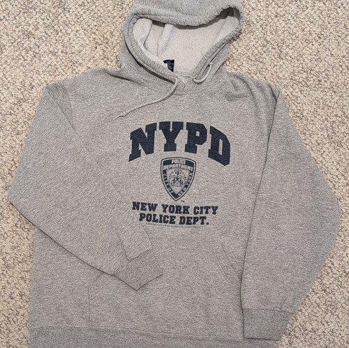 Vtg 2002 nypd gray sweatshirt - 2002,