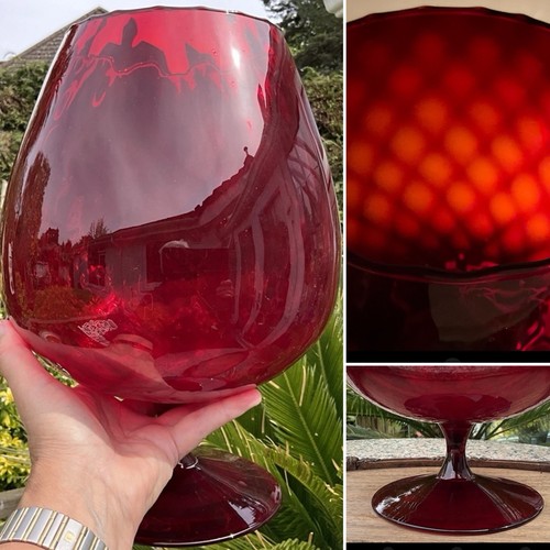 Huge vintage empoli - vintage, ruby