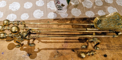 Brass 70cm victorian antique - victorian,