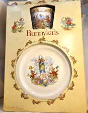 Royal Doulton Bunnykins 3 Piece Set Rocket Kite & Piano Lesson Boxed