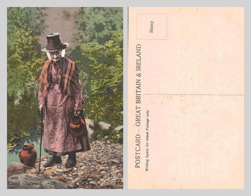 Vintage postcard elderly - -,