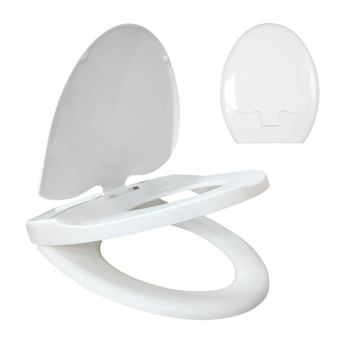 Soft close toilet seat white - seat,