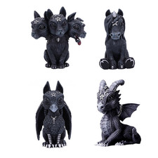 Black Dragon Figurine Statues