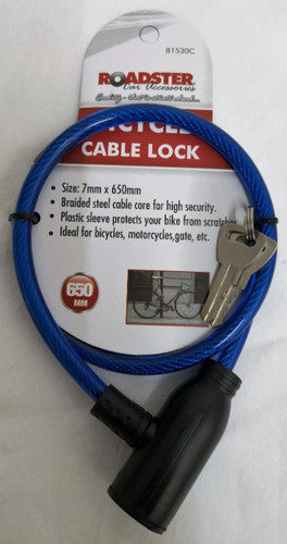 Roadster bicycle cable - cable, lock