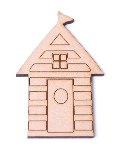Mdf beach hut - mdf,