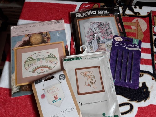 Bundle bucilla cross stitch - cross,