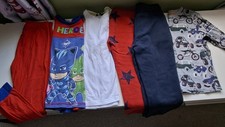Boys 6-7 Years Clothing Bundle Joggers PJ Mask Heroes M&S F&F Pyjamas Long Sleev