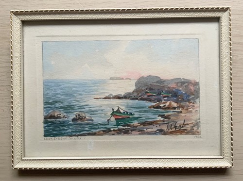 Watercolour painting signed - painting,