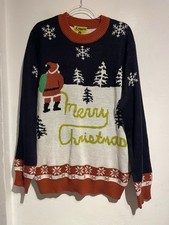 Tipsy Elves Merry Christmas Jumper  XXL Ugly Sweater Santa Peeing Funny Xmas