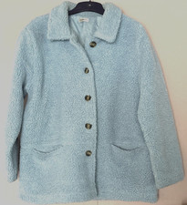 Ladies Lined Teddy Bear Fleece Jacket / Coat by Damart - Size 18 - 22 - BNWOT