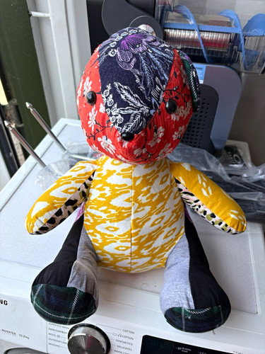 Handmade patchwork fabric - patchwork,