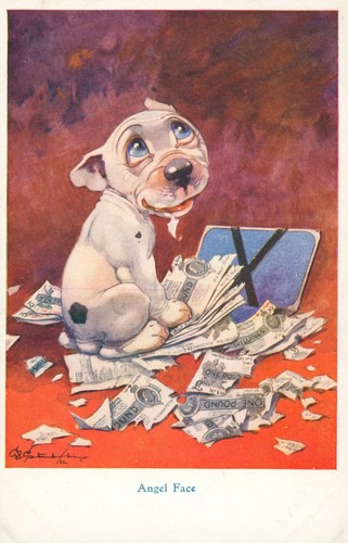 Bonzo postcard george - george, e