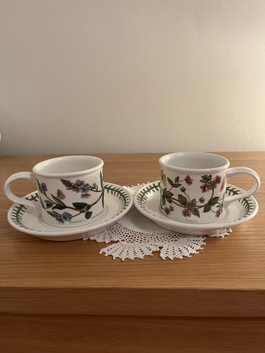Two portmeirion cups saucers - cups, &