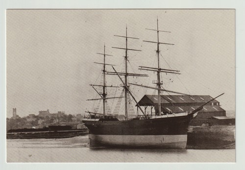 Postcard iron clipper ship - ship, "