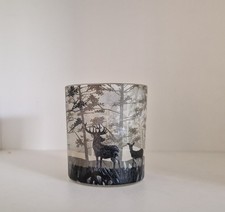 Woodland Deer Glass Candle Holder 8cm