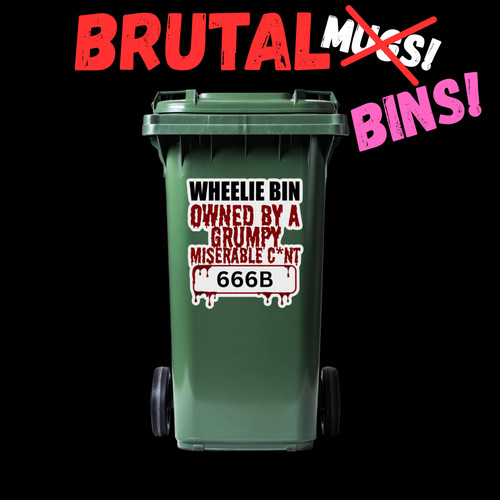 Offensive wheelie bin - 4,