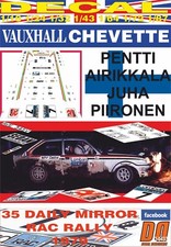 DECAL VAUXHALL CHEVETTE 2300
