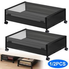 Under Bed Storage Container with Wheels Clothes Drawer Rolling Organizer NEW