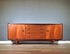 Fantastic Vintage Midcentury A. Younger Afromosia And Teak Sideboard. Delivery.