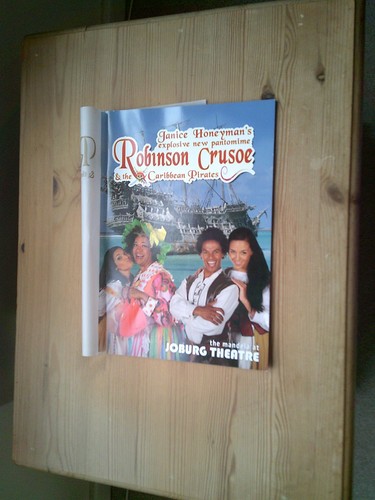 Pantomime programme robinson - pantomime,