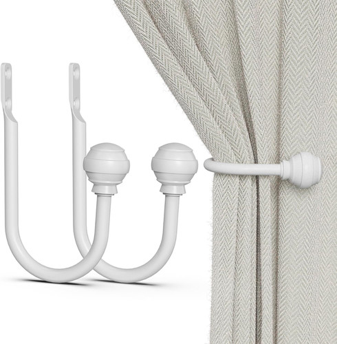 Hion curtain holdbacks white - hion,